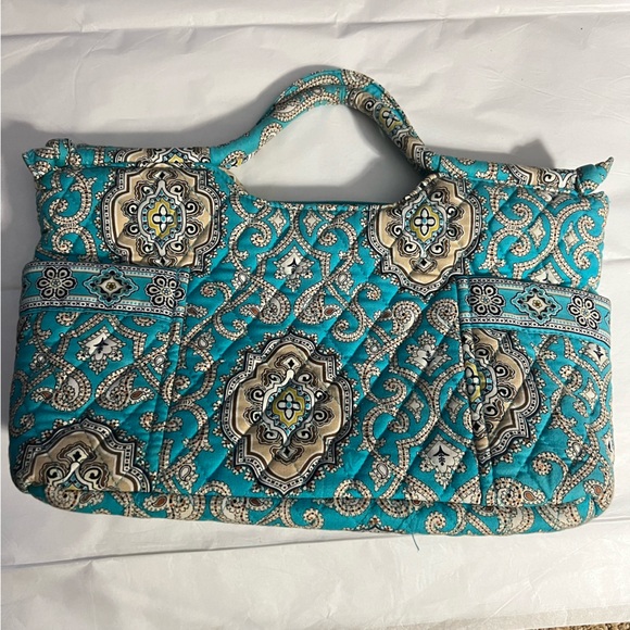 Vera Bradley “gabby” retired/vintage print (totally turquoise) purse - Picture 7 of 7